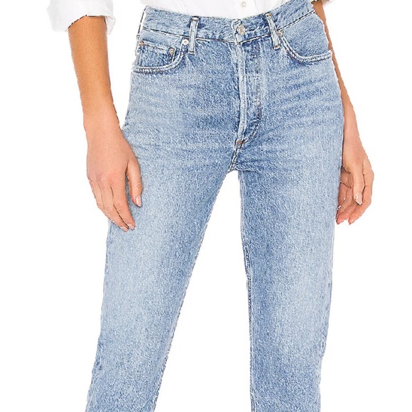 Agolde Riley High Rise Straight Crop size 27 - Picture 1 of 7